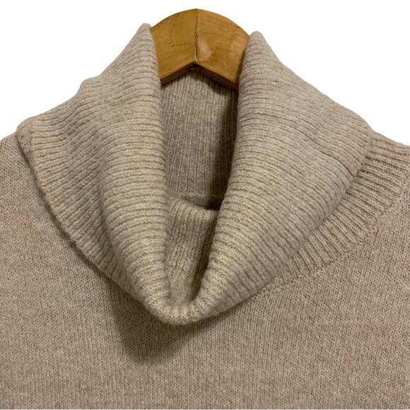 RACHEL Rachel Roy Tan Colorblock Cowl Neck Sweater Dress - Picture 2 of 10